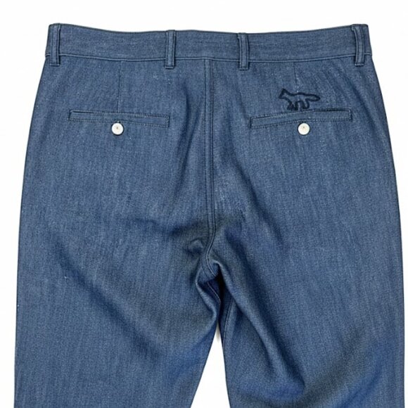 MAISON KITSUNÉ JEANS-STYLE TROUSERS FOR MEN 34X30 NEW - Picture 3 of 3